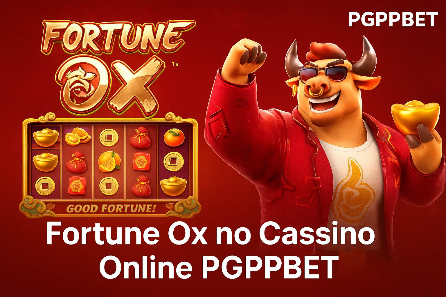 Fortune Ox no PGPPBET - Aposte Agora e Reivindique Seus Ganhos