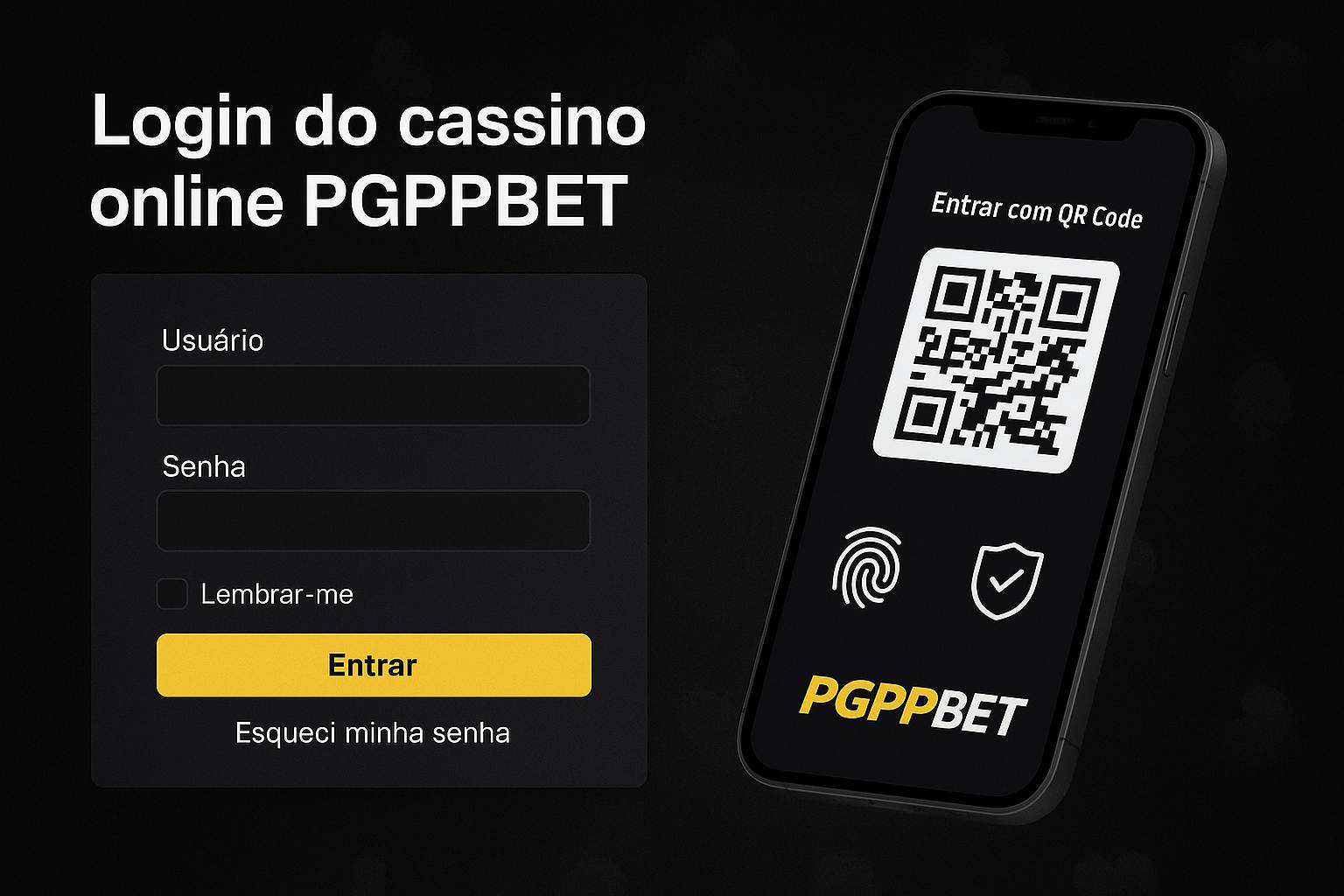 Criar uma nova Conta no plataforma PGPPBET